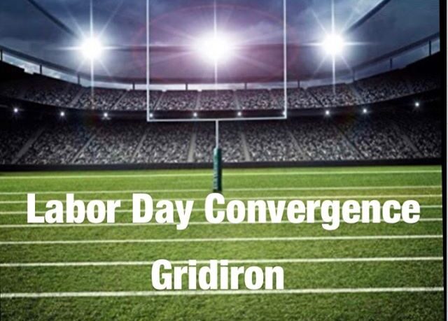 football field labor day gridiron